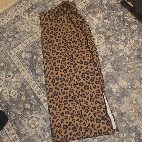 SHEIN Dresses & Skirts - SHEIN Brown and Black Animal Print Skirt